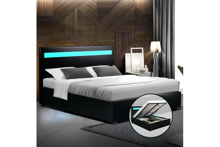 Queen or King Bedroom Fashion with usb Charger and Lights Led Multi Colour