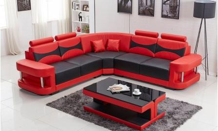 L Shape Lounge Pure  Leather