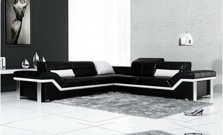 L Shape Lounge Pure  Leather