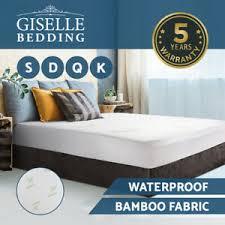 Giselle Mattress Queen Double King Single Bed Waterproof Bamboo