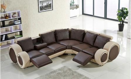 L Shape Lounge Pure  Leather